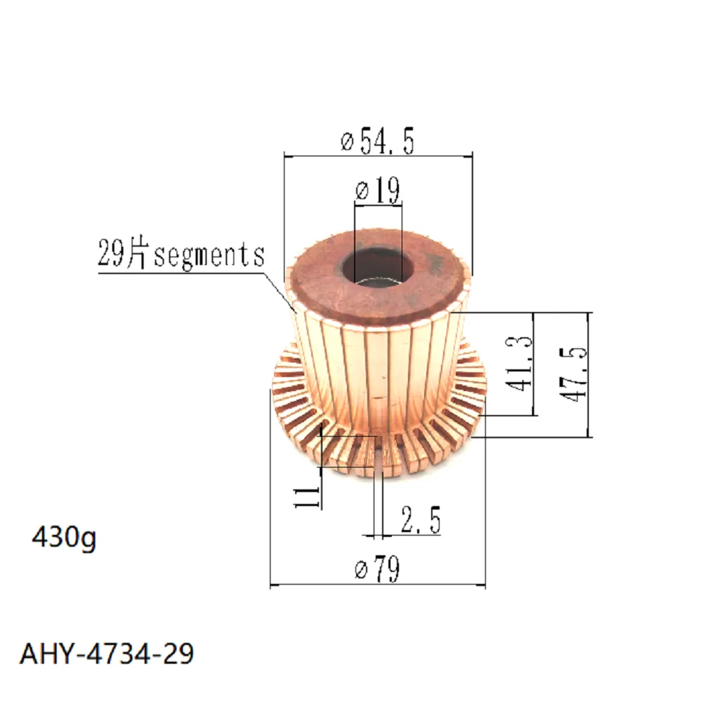 

54,5*19*31,5*29P Ahy-4734-29 подходит для крупных грузовых автомобилей, автобусов и автомобильных моторов емкостью 37 мм; Все размеры, которые можно использовать