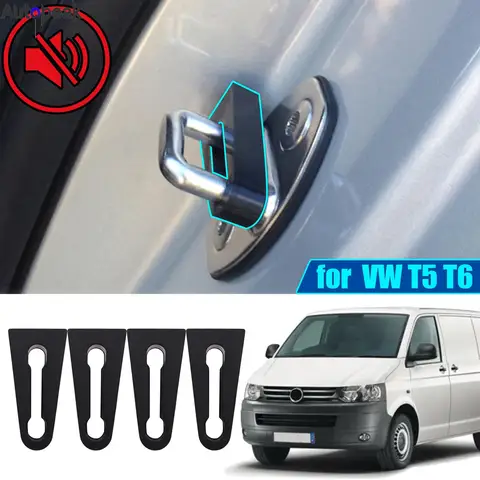 Дверной замок со звуком, задняя защита для Volkswagen Transporter T5 T6 Caravelle Multivan, шумоподавляющее уплотнение для глухих