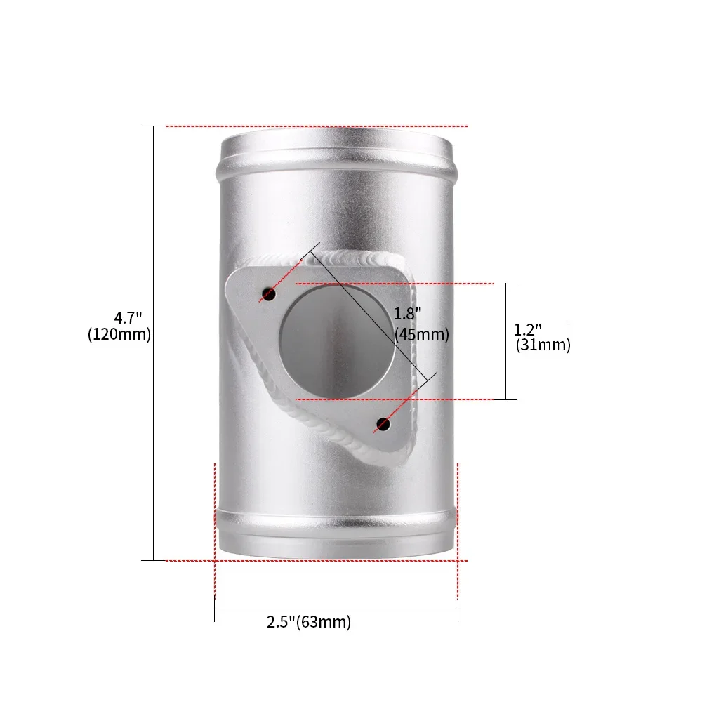 63/70mm Air Flow Sensor Adapter Air Flow Meter Base For Mazda Atenza ATZ Axela Air Intake Meter Adapter Mount