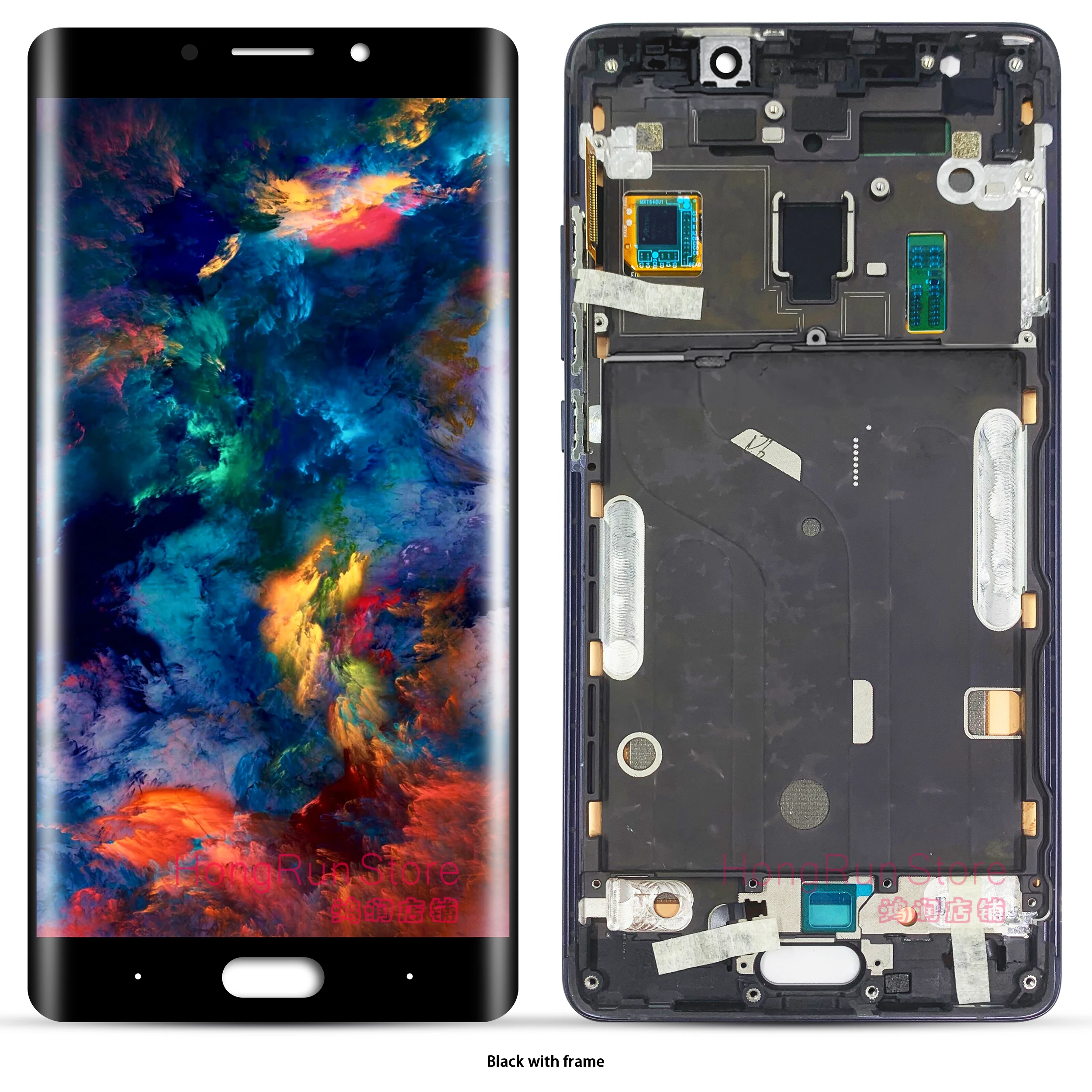 Super Amoled Axisinternational For Xiaomi Note 2 Mi Note 2 LCD Screen Display+Touch Panel Digitizer For Mi Note 2