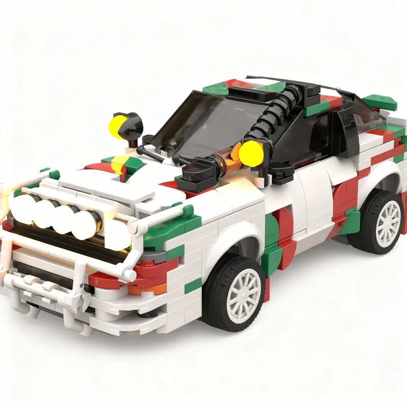 

652pcs MOC Toyota Celica GT Four 93 SAFARi SAVANNAH KING City Champions Model Building Blocks Architecture Toy Christmas Gifts