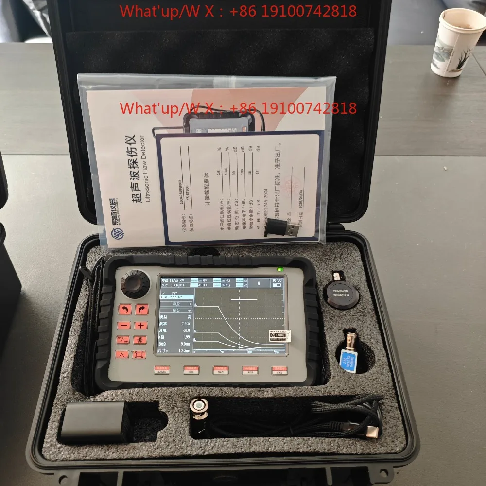 Ultrasonic flaw detector Weld crack Slag inclusion detector YC-ST100 Steel structure casting Forging flaw detection