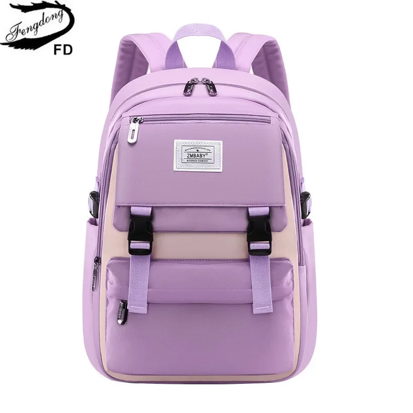 

middle school backpack for girls high school book bag waterproof lightweight schoolbag women travel backpack teenage mochila