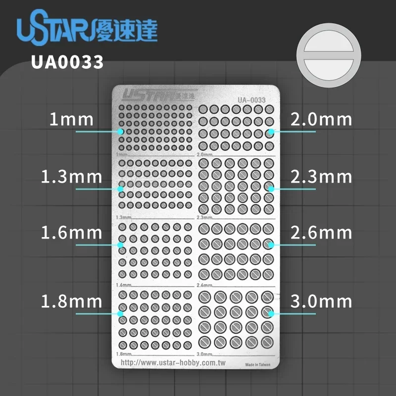 Ustar modelo ferramentas UA-80031 ~ 80061 modelo peças de gravação modelo ferramentas de construção peças de modificação para modelador acessórios diy