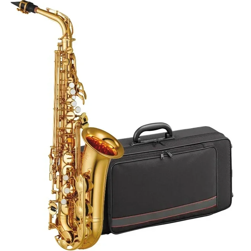 Entry-level alto saxophone set with high-quality sound and durable body