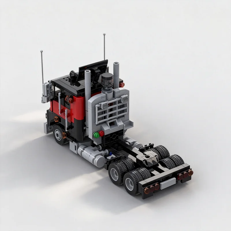 NEW 660Parts Semi-Trailer Truc - đánh giá và giá Retro Gaming Lego
