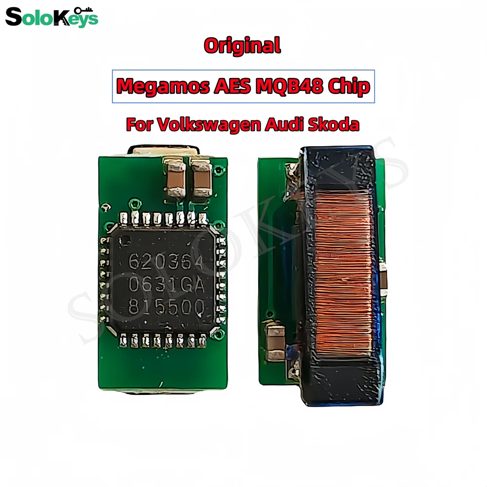 SOLOKEYS New Original Megamos AES MQB 48 Transponder Anti-Theft Chip For VW Volkswagen Audi Skoda Car Keys