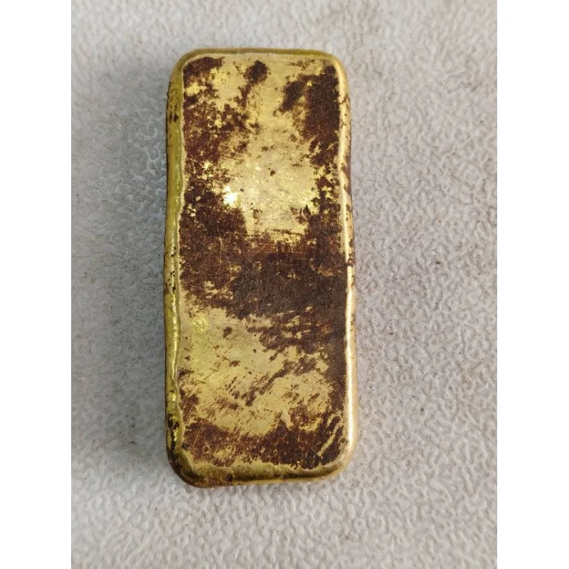 Crafts Gold Ingot Gold Bar Gold Nugget Brass Material Non-Gold J79