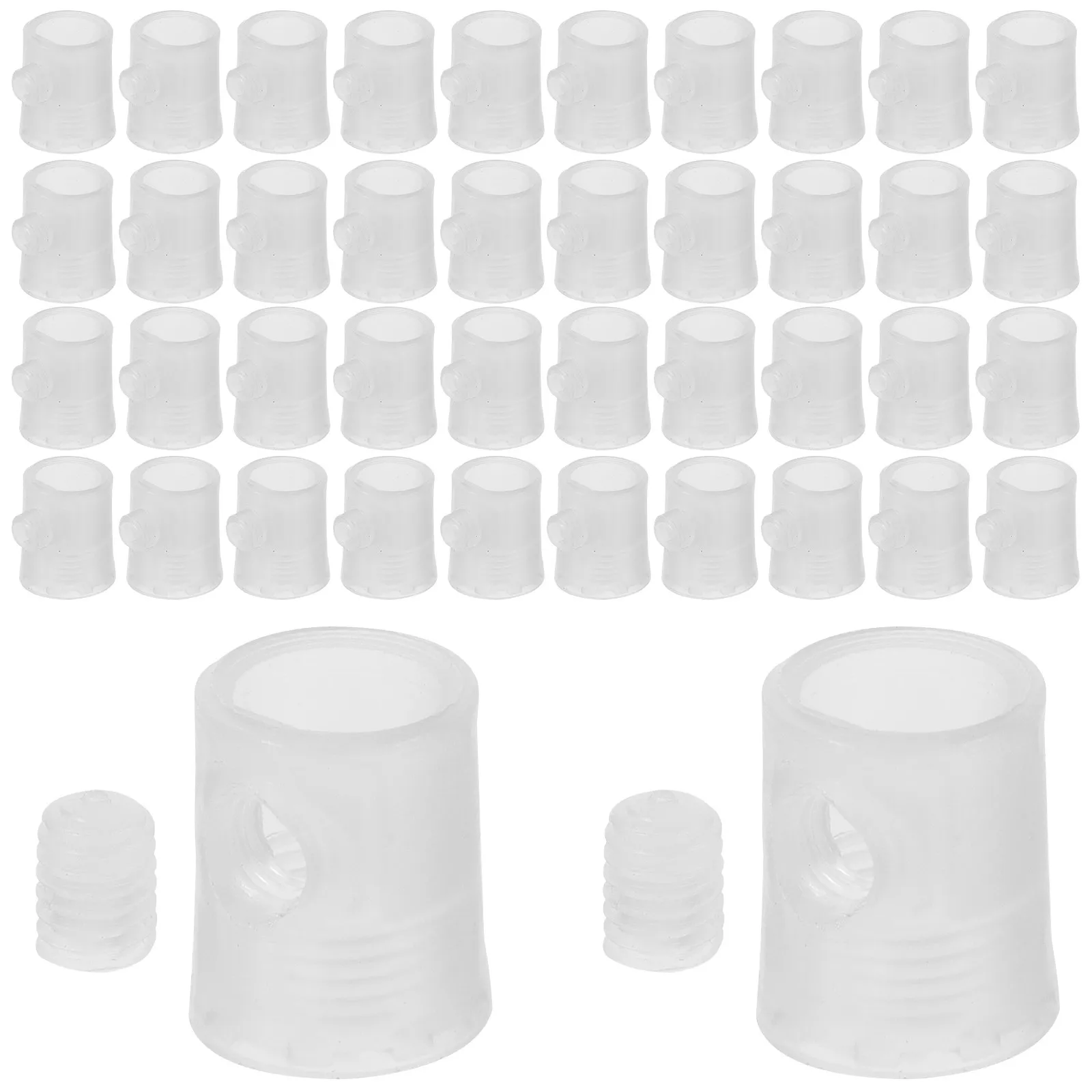 50 pcs Cable Cord Wire Plastic Electrical Pendant Clamps Grips Halloween Christmas New Year Cord Grip Cable Gland Cable Clamps