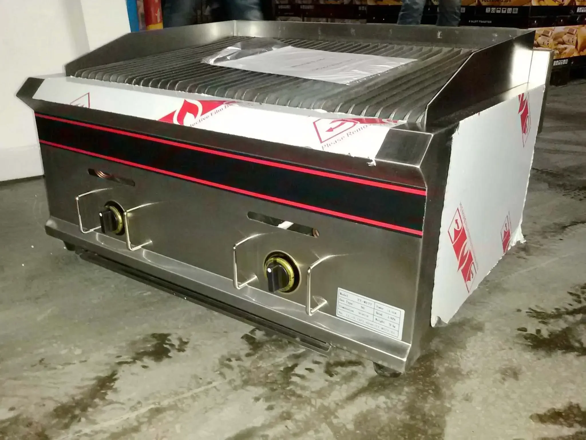 

Electric Flattop Grill Commercial Fish Grill Machine TT-WE77
