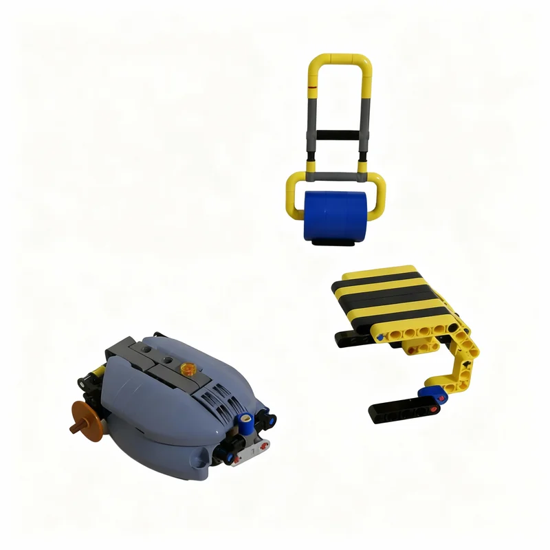 193 個 MOC ロボット芝刈り機テクニカルモデルビルディングブロック建設クリスマスギフトアイデアクリエイティブおもちゃ教育レンガ