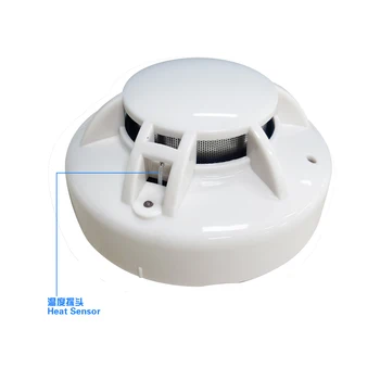 1 Stück 9-28VDC Draht wärme alarm melder nc/kein Trocken kontakt Ausgang Innen decken temperatur sensor für Hauss icherheit Feueralarm