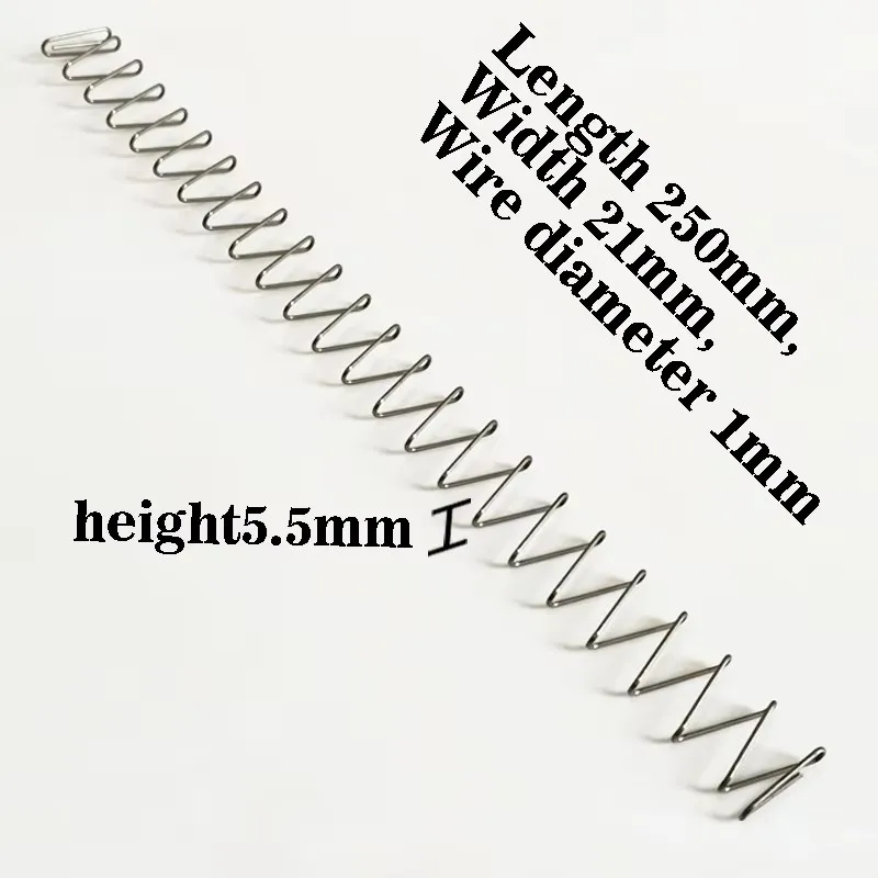 Pressure Plate Spring Wire Diameter 1mm, rectangular square Compressed Spring Sofa spring