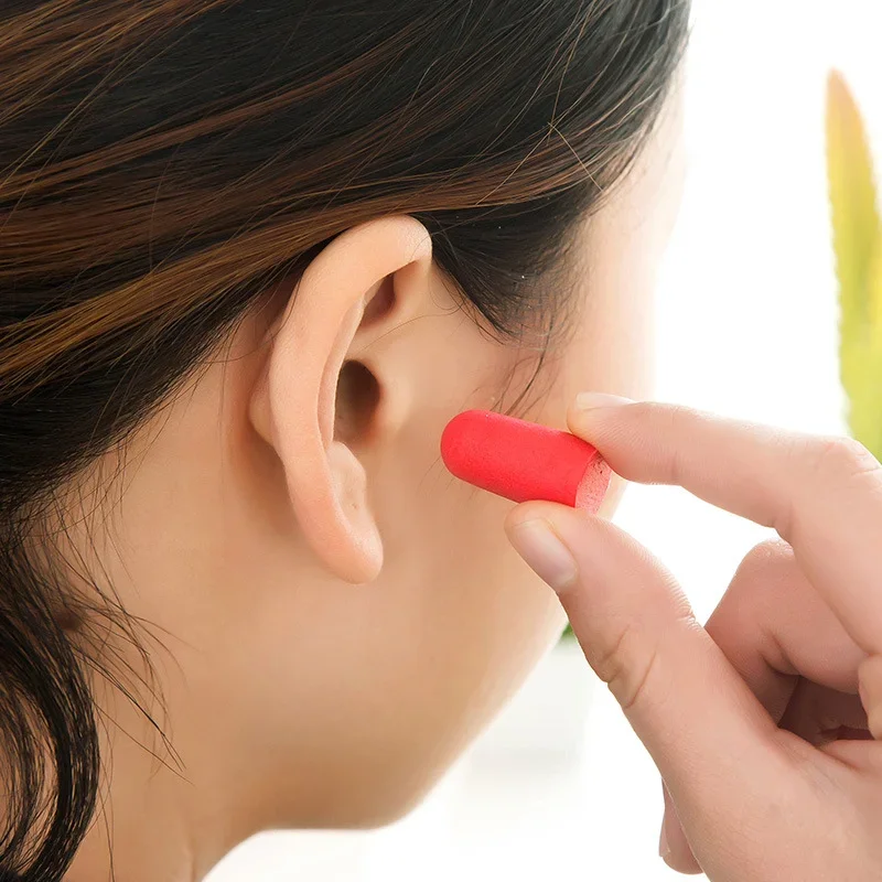 Comfort Noise Reduction And Sound Insulation Earplugs Soft Ear Plugs Protective For Sleep Household Goods Practical Color