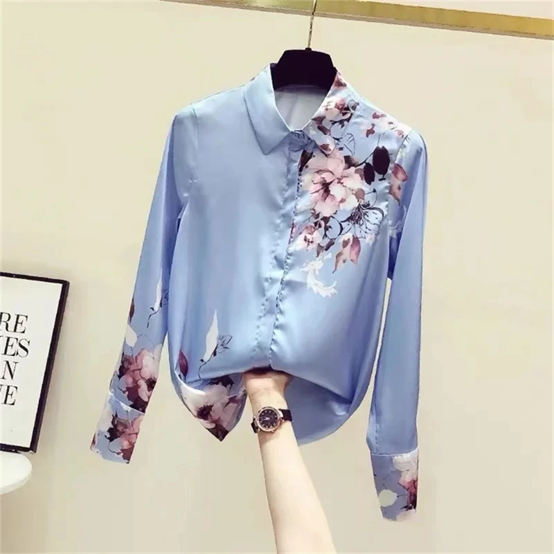 FANIECES S-4XL blusa feminina Casual Loose Shirts For Women Autumn Vintage Female Oversized Shirt Blouses Fashion Elegant Tops