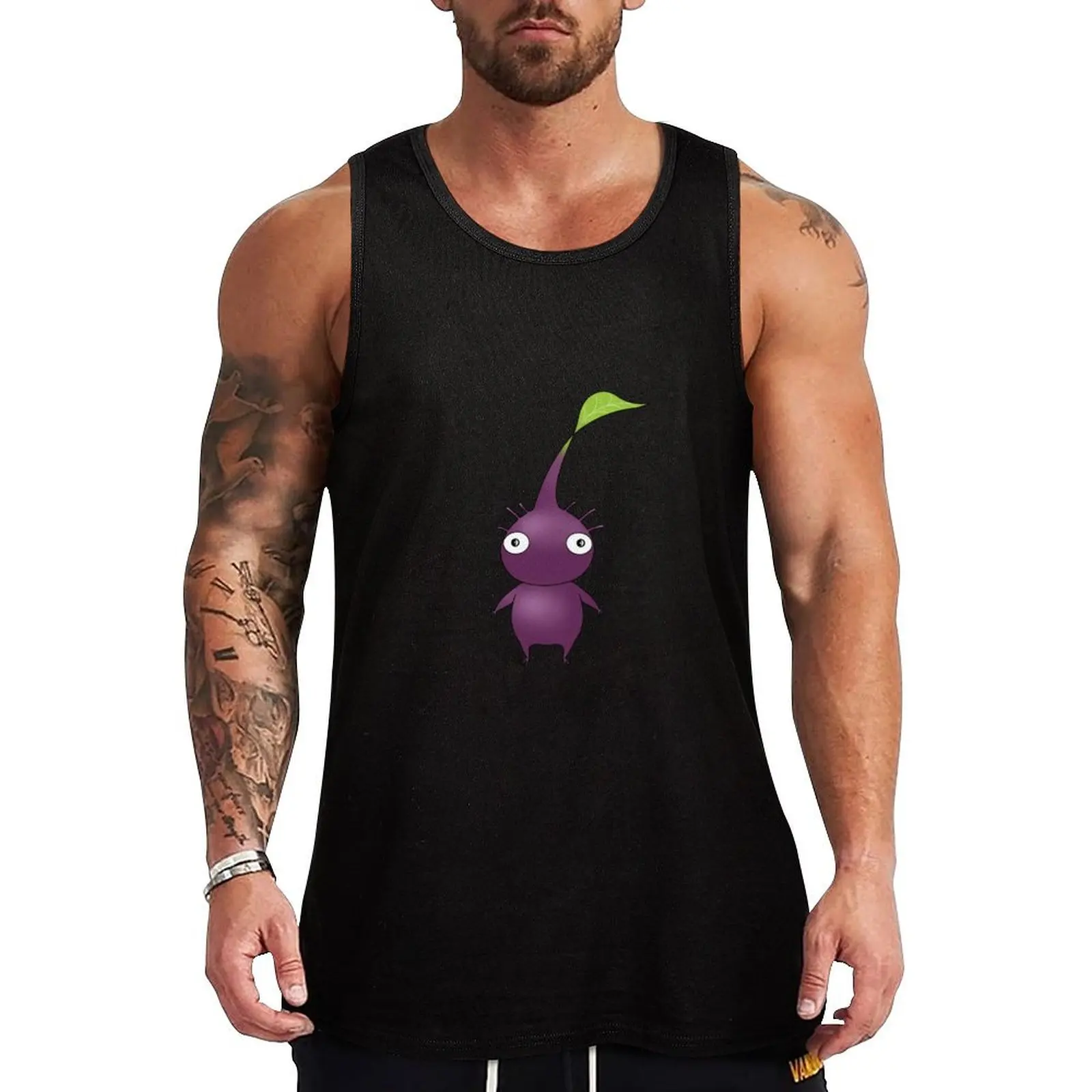 Purple Pikmin Tank Top sexy clothes men Men's gym clothing t-shirts man t-shirts for men