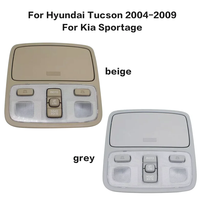 Внутренний светильник для чтения автомобиля подходит для Hyundai Tucson 2004-2009, подходит для Kia Sportage Skylight, внутренний потолочный светильник, переключатель света для чтения