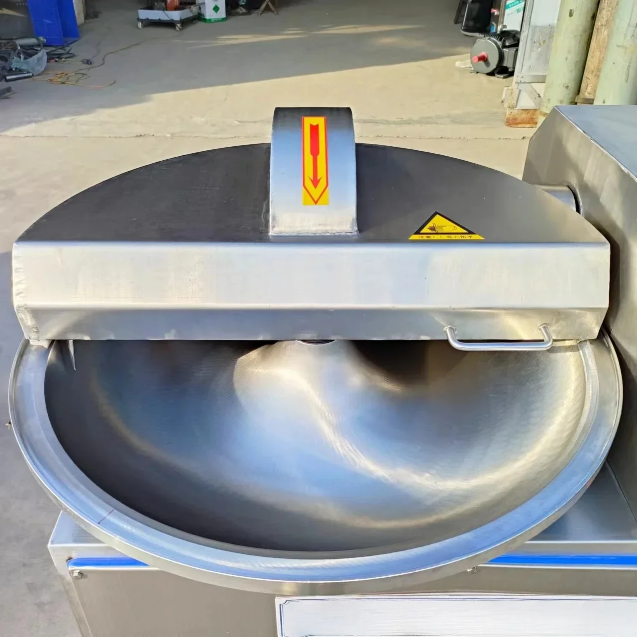 Commercial Industrial Meat Bowl Cutter Sausage Meat Mixer Blender Cutter Mixing Machine Cut
