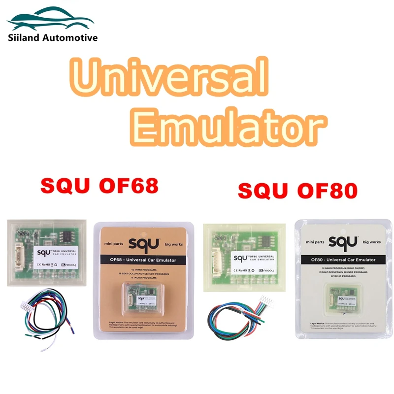 1 PC Best Car Emulator SQU OF80 Immo Programs Tacho Programs For Seat Occupancy Sensor Programs For OF68 OBD