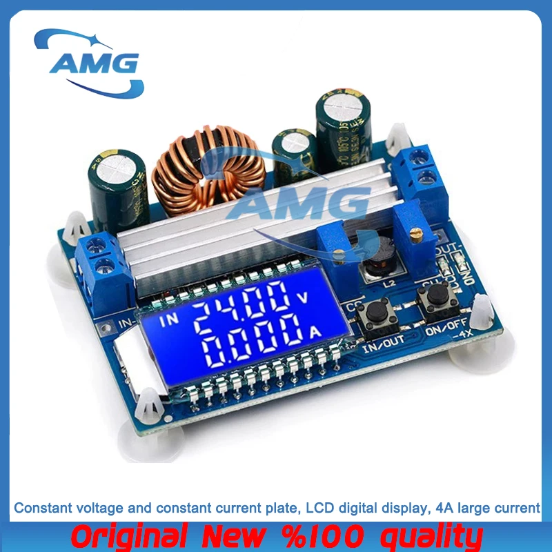 1PCS HXY 35W DC 5.5-30V to 0.5-30V digital LCD display automatic step-up and step-down adjustable board converter power module
