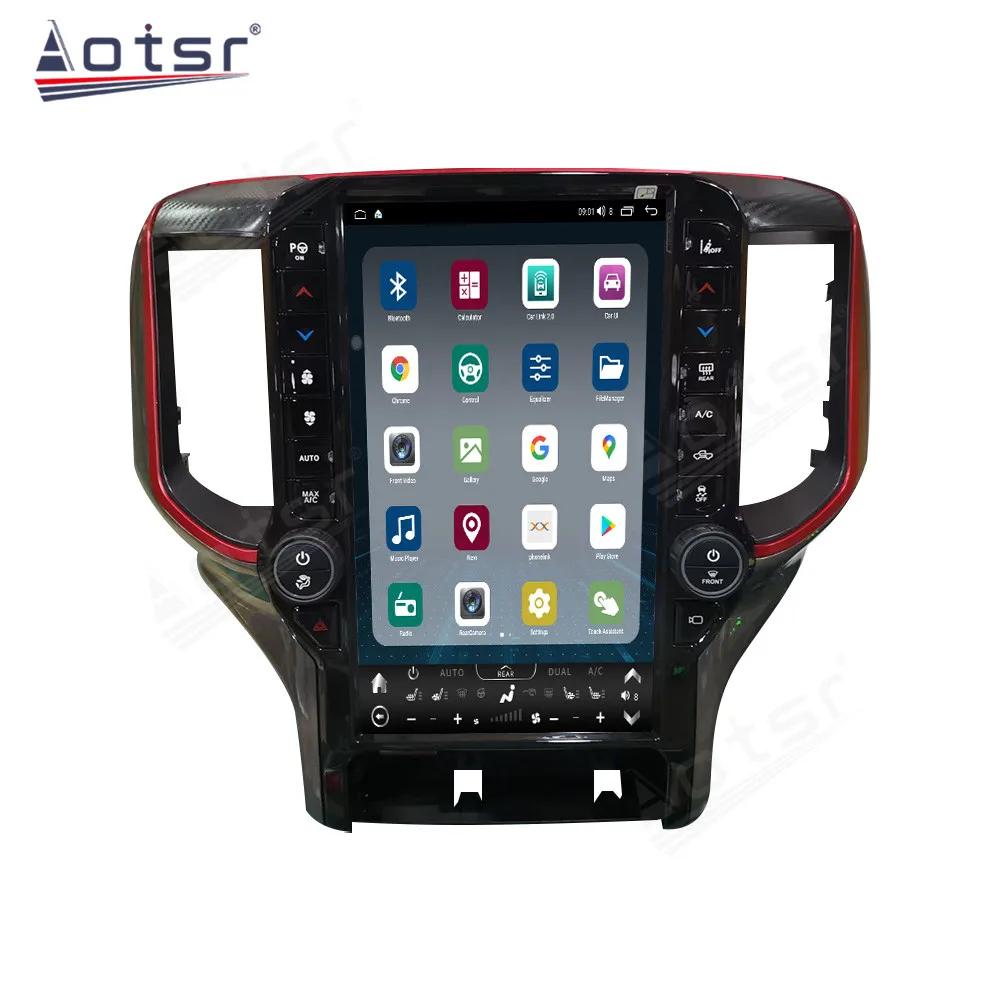 Tesa- Screen Android 13 Multimedia Radio Receiver For Dodge Ram 2018 2019 2020 Car GPS Navigation IPS Bluetooth Head Unit Auto - view 3
