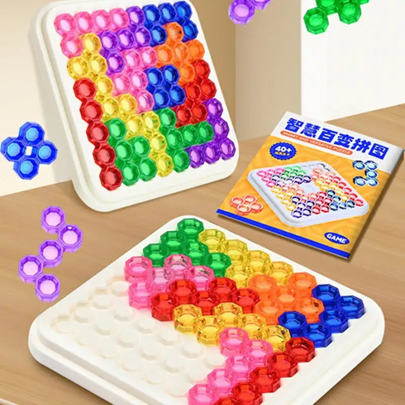 TetrisToy Mutated Square Building Blocks Puzzle Board Game Intelligence Toys Children's Day Gift Early Education Toys