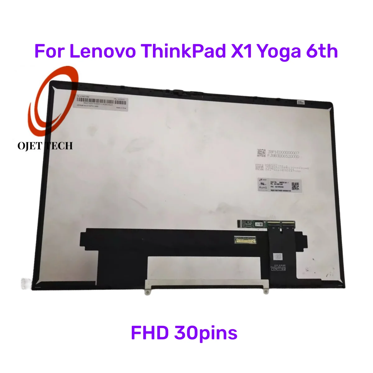 

For Lenovo ThinkPad X1 Yoga 6th Touch Screen EDP 30PIN X1 Yoga 6 GEN LCD Assembly 14 Inch Display Replacement