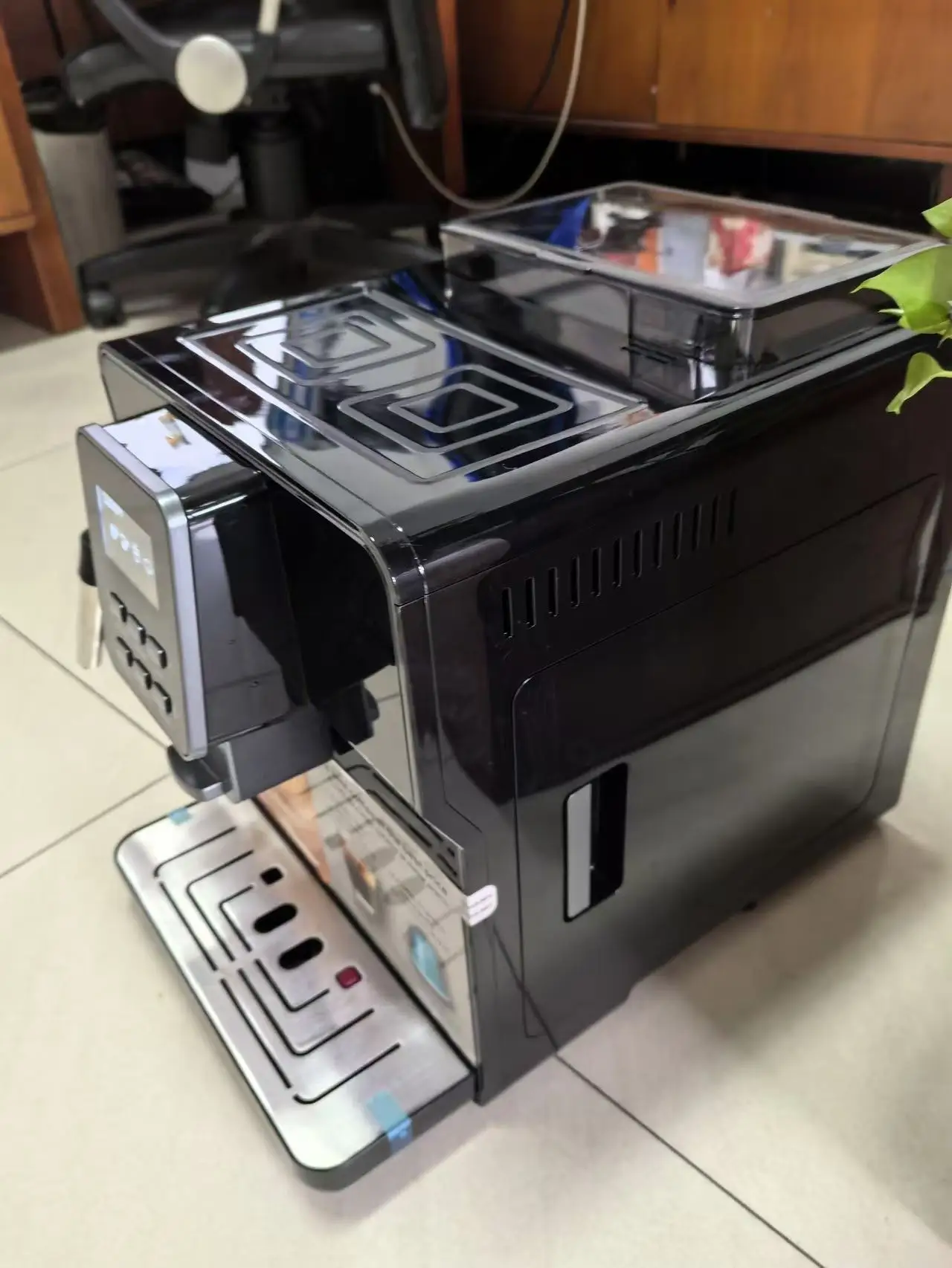 New Style 19Bar Manual Home Commercial Coffee Maker Moca Brewer Grinder Stainless Steel Touch Screen Self-Cleaning Electric