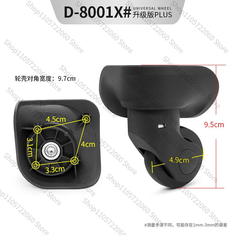 Universal Luggage Swivel Caster Wheel Replacement Parts Travel Trolley Suitcase Repair Wheels Accessories