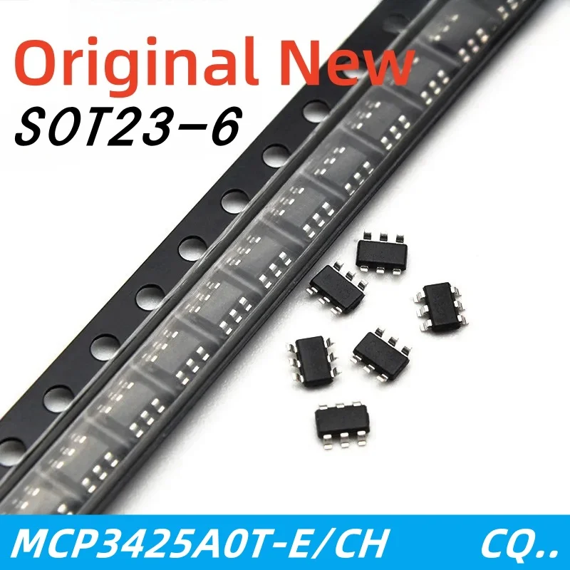 5-10pcs 100% New MCP3425A0T-E/CH MCP3425 CQ37 CQ.. sot23-6 Chipset