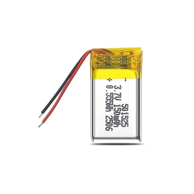 3pcs for Polymer Lithium Battery 501525 150mAh 3.7V Rechargeable Li-ion for Smart Speaker Blood Pressure Meter Collar Clip