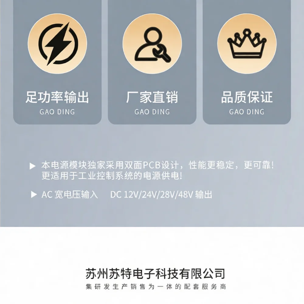 High Accuracy Switching Power Board AC 220V To DC 5V 12V 24V 36V 48V Step Down Converter Module Stable Voltage Source For