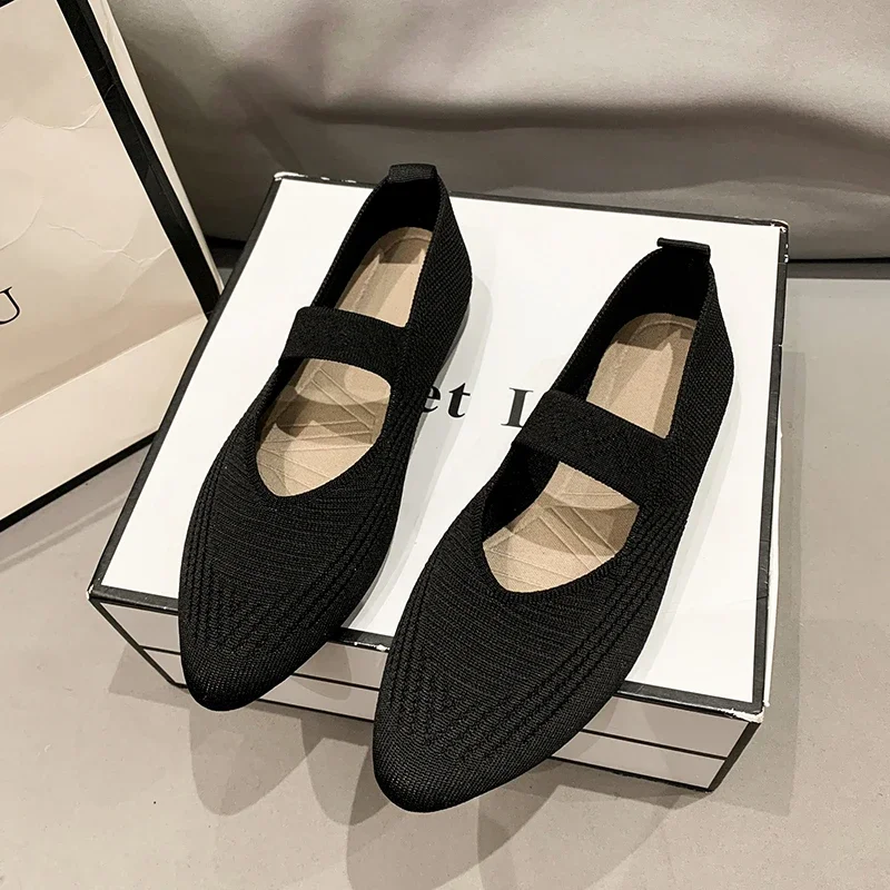 

Pop Women's Spring And Summer Comfortable Pointed Single Shoes Lightweight Breathable Casual Shoes