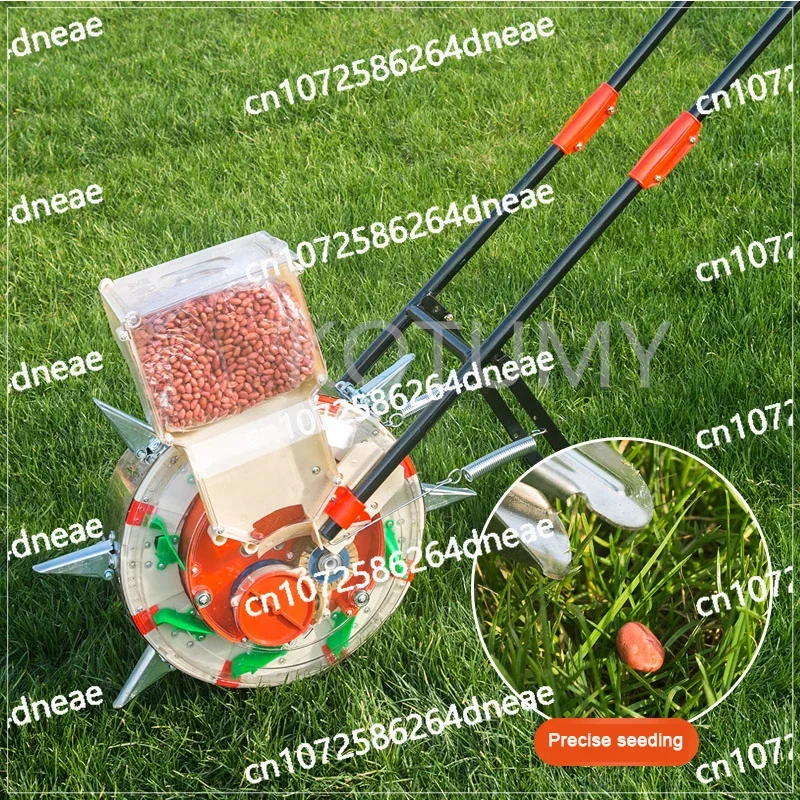 cotton soybean peanut planter film-pressing machine seed planting tool Stainless steel Multi-function hand-push seeder