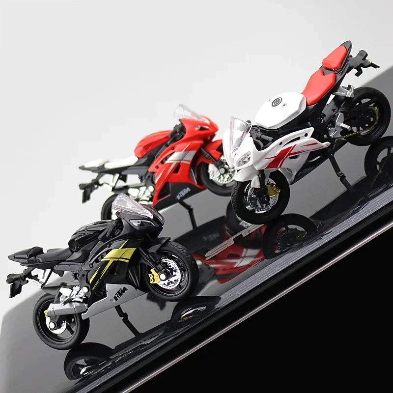 1:18 Yamaha Ducati Motorcycle Simulation Portable Alloy Diecast Mini Racing Toys Model Decorative For Kids Collection Gifts