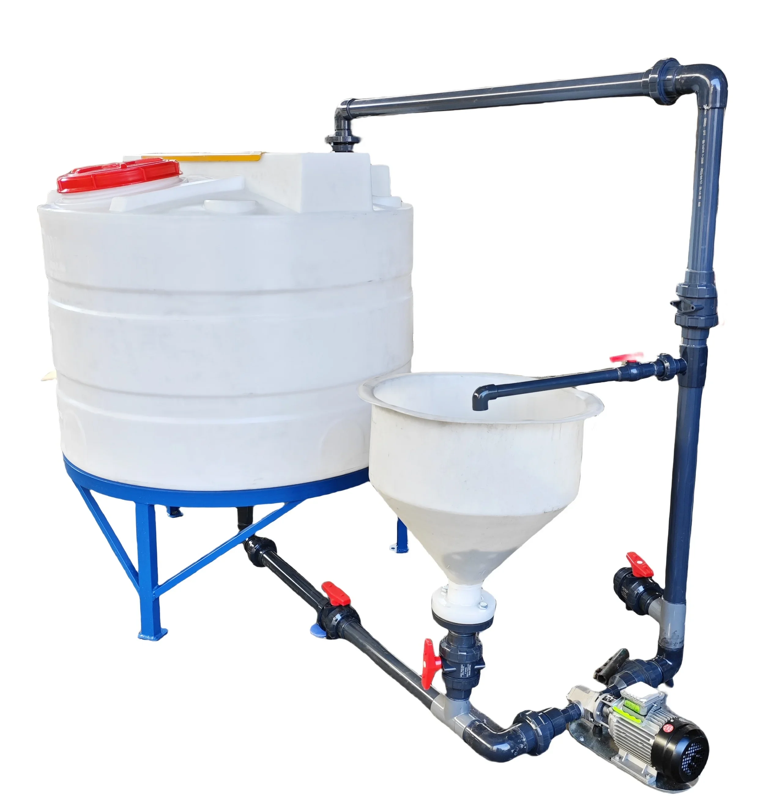 Tanque químico plástico rotacional de alta qualidade com agitador