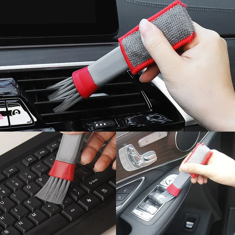 

Щетка для чистки салона автомобиля, многофункциональные щетки для удаления пыли с клавиатуры и приборной панели