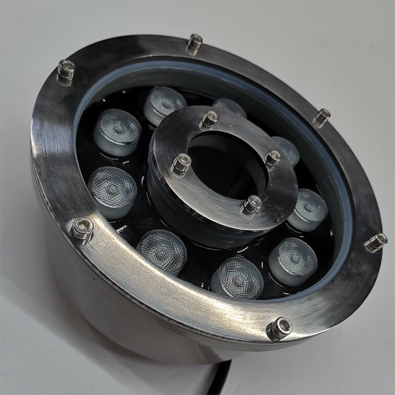 DC24V نافورة ضوء بركة المناظر الطبيعية ضوء أضواء تحت الماء 6W LED ضوء تحت الماء
