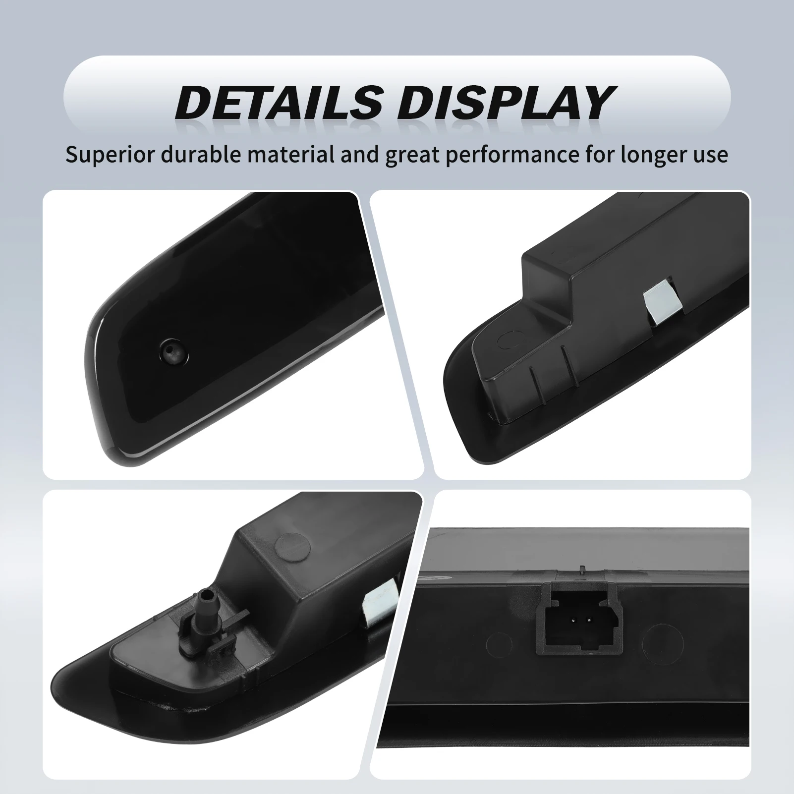 1 × LED 3rd ضوء الفرامل ضوء ل 2014-2022 سيتروين C1 بيجو 108 تويوتا Aygo CHMSL عالية المستوى ضوء الفرامل الخلفية B000878980