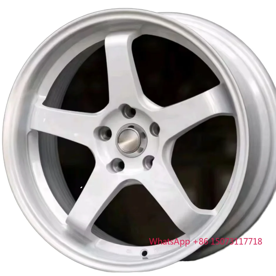

17-19 Inch Light Alloy Wheels with 5X114.3 PCD for for for -Flow Form White Rims Passenger Car Wheels