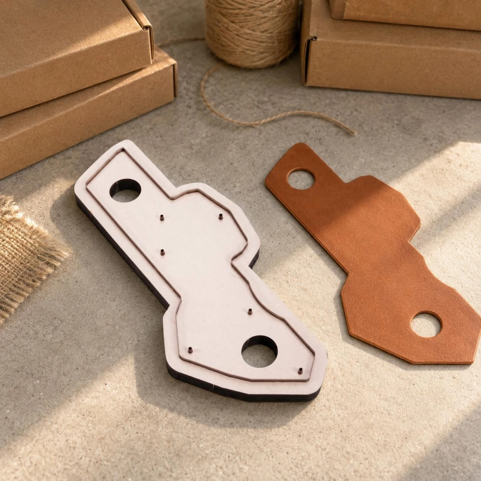 Smooth Cutting Pouch Cutting Die Layer Edge Craft Tool Pattern Die for Accurate Leathercraft Template Making