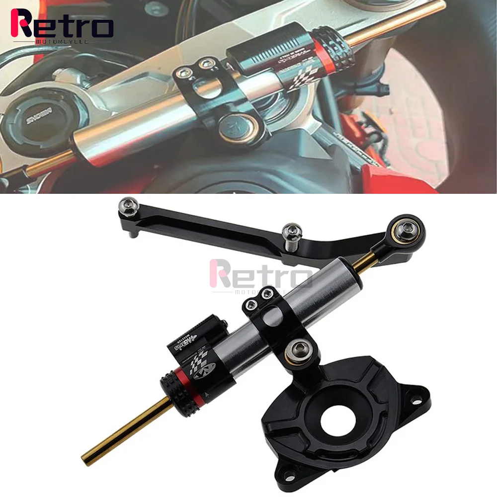 

Регулируемый стабилизатор рулевого демпфера с кронштейном для Kawasaki Z1000 2014 2015 2016 2017 аксессуары для мотоциклов с ЧПУ