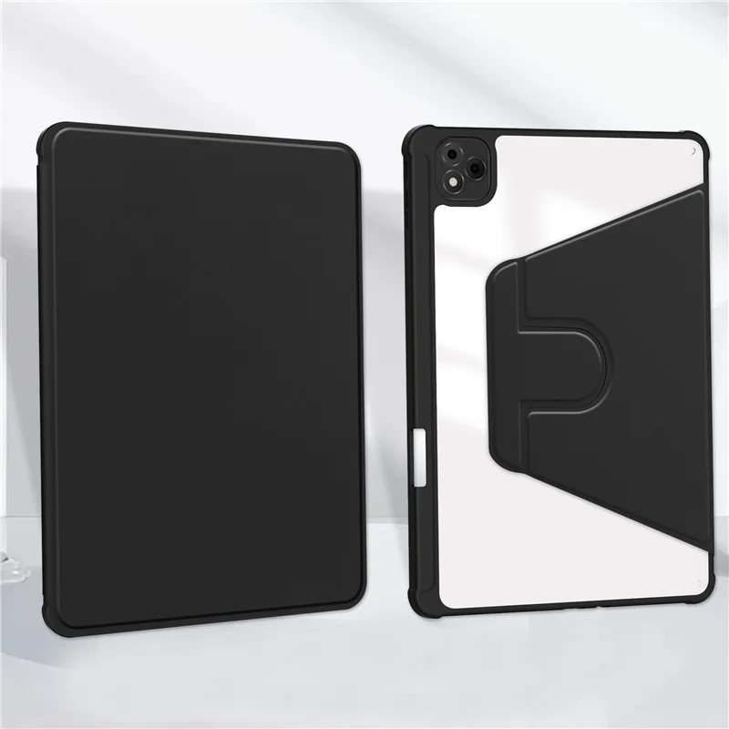 360 Rotation Acrylic Tablet Case for Tecno MegaPad SE 11 inch 2025 with Pencil Holder