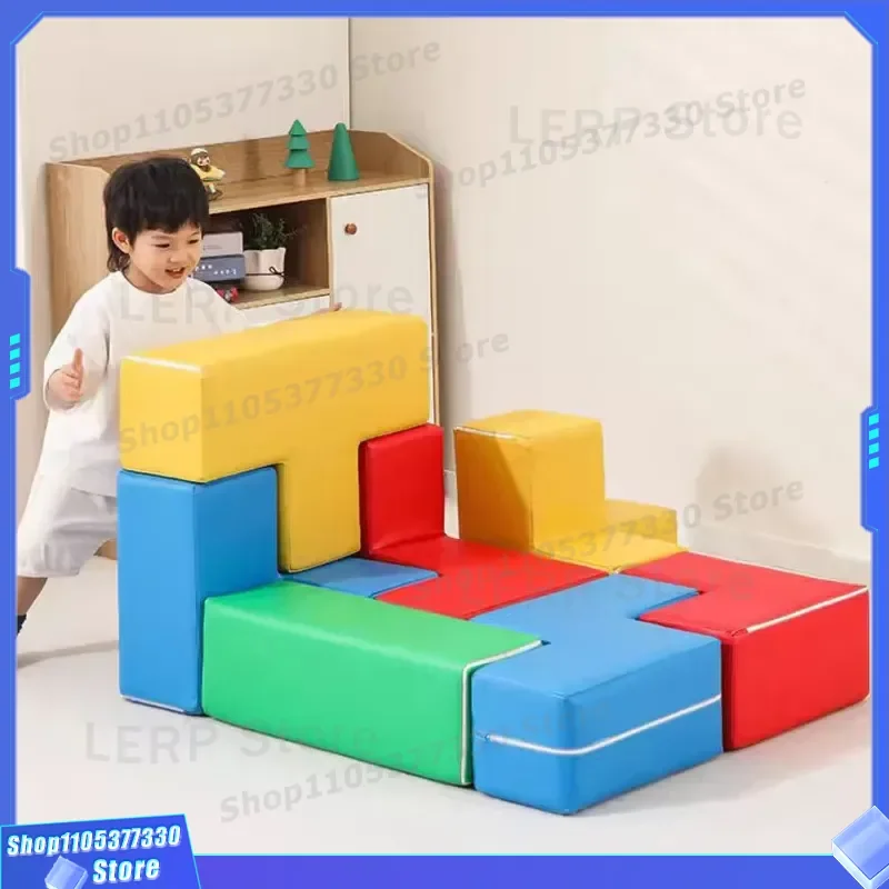Large Soft Building Blocks Set for Baby Kids PU Foam Educational Toy Waterproof Safe Construction Bricks Wholesale Gift Baby