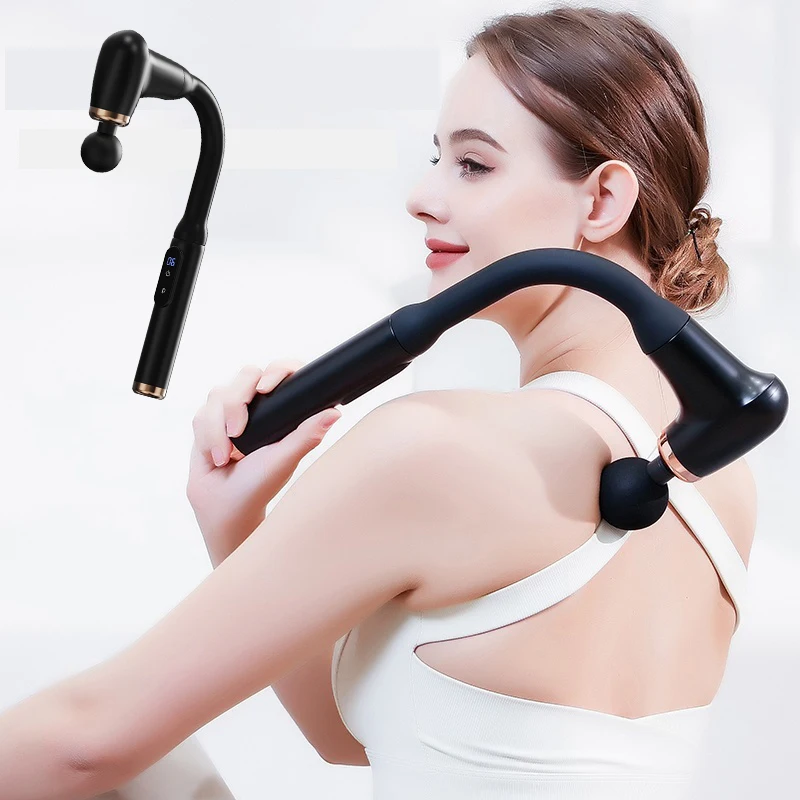 

2025 Smart Fascia Gun Electric Massager Massage Hammer Electric Fascia Gun Home Handheld Hammer Back Artifact Christmas Gift