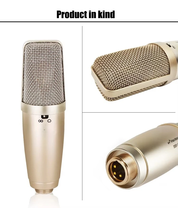 Brand New Kids Microphone With Stand Karaoke Song Music Instrument Toys Brain-Training Educational Toy With High Quality