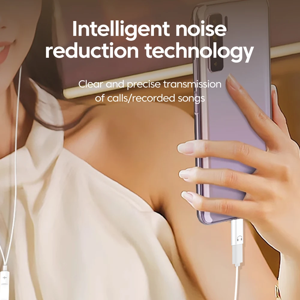 IOS Female to Type C Male Adapter For iPhone 16 15 Xiaomi Huawei ipad Wired Headset Converter USB C to ios Earphone Audio AUX