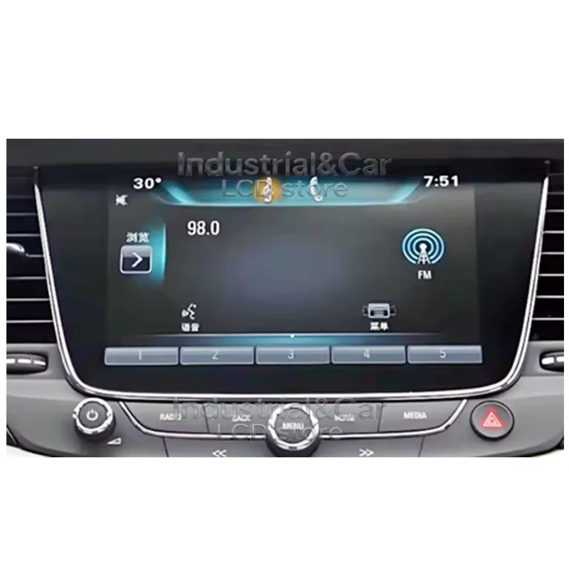 Original New 8 Inch LQ080Y5DZ10 LQ080Y5DZ06 LCD Display Screen For OPELAstra K Op el Vauxhall Car Navigaiton 2017 2016 LCD