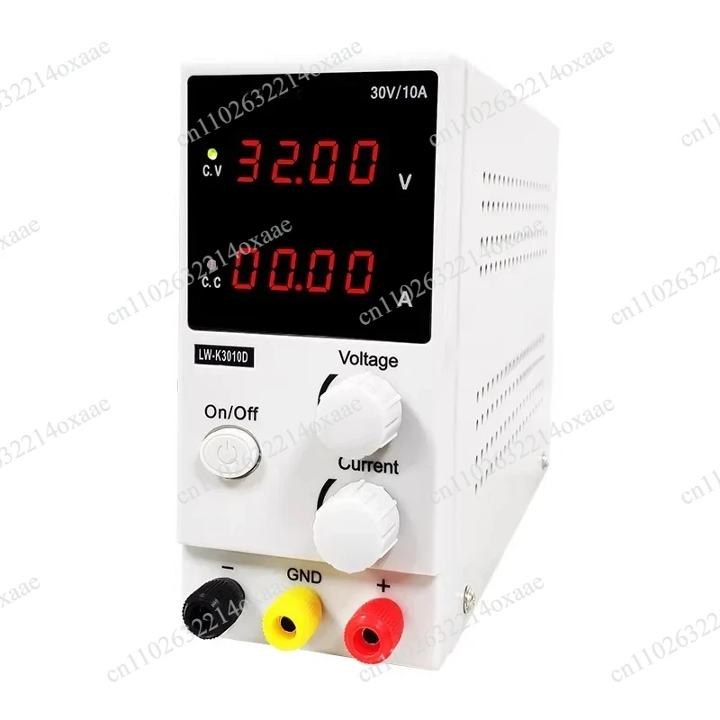 Precision LW-K3010D Adjustable DC Power Supply, 3/4 Digit Display Switching Regulated Variable for Lab Bench Repair