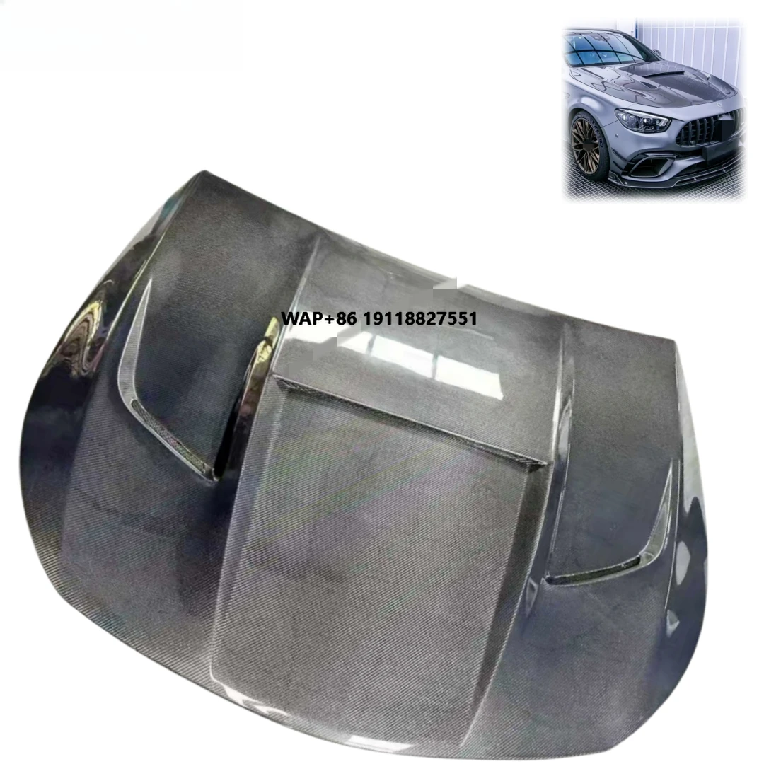 

Suitable for the Front Engine Hood of the W213 E63S Car. High-quality Carbon Fiber Car Engine Hood Cover.